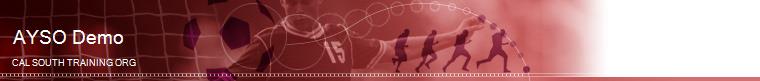 AYSO Demo banner